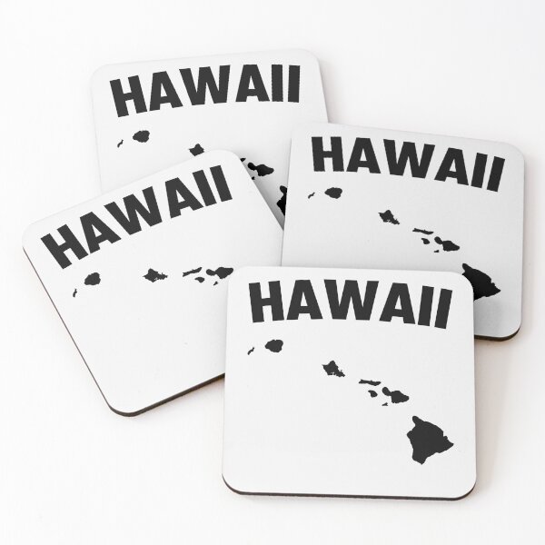Item preview, Hawaii Islands Silhouette - Minimalist Arch Text Design designed and sold by mashmosh.