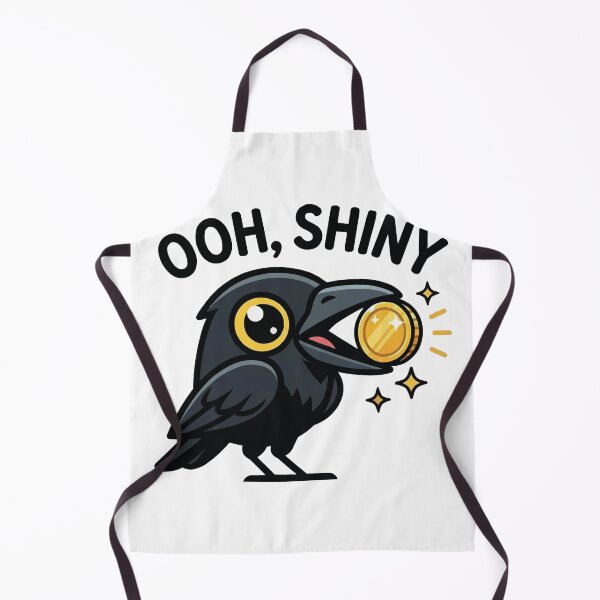 Item preview, Ooh Shiny - Crow Holding Gold Coin designed and sold by Petzzz.
