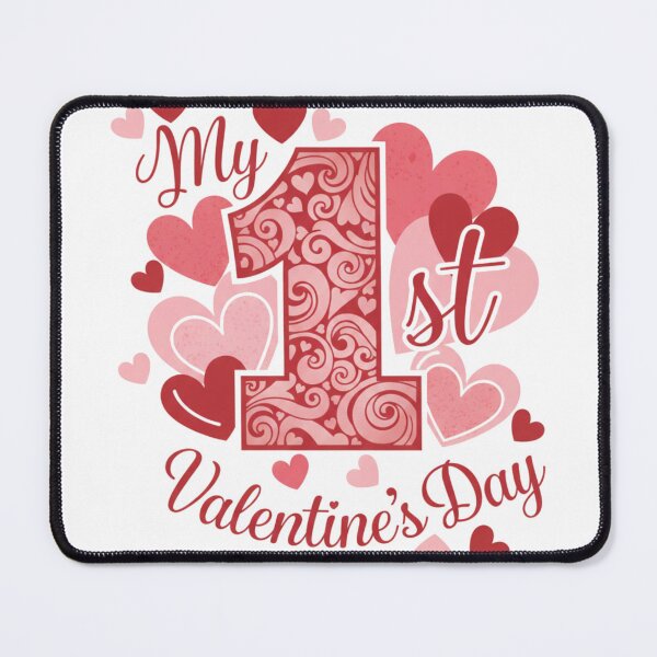 Item preview, My First Valentine – Cute First Valentine’s Day Design designed and sold by Meryem Mamouni.