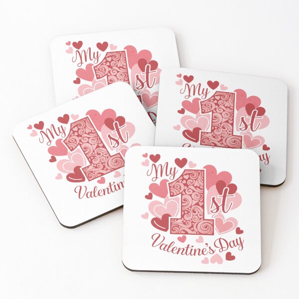 Item preview, My First Valentine – Cute First Valentine’s Day Design designed and sold by Meryem Mamouni.