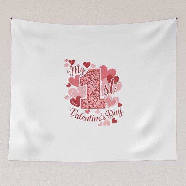Item preview, My First Valentine – Cute First Valentine’s Day Design designed and sold by Meryem Mamouni.