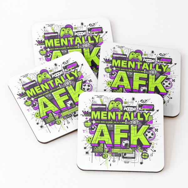 Item preview, Mentally AFK Gaming Quote – Neon Gamer Typography Streetwear Design designed and sold by ULTIMATE CREATIONS.