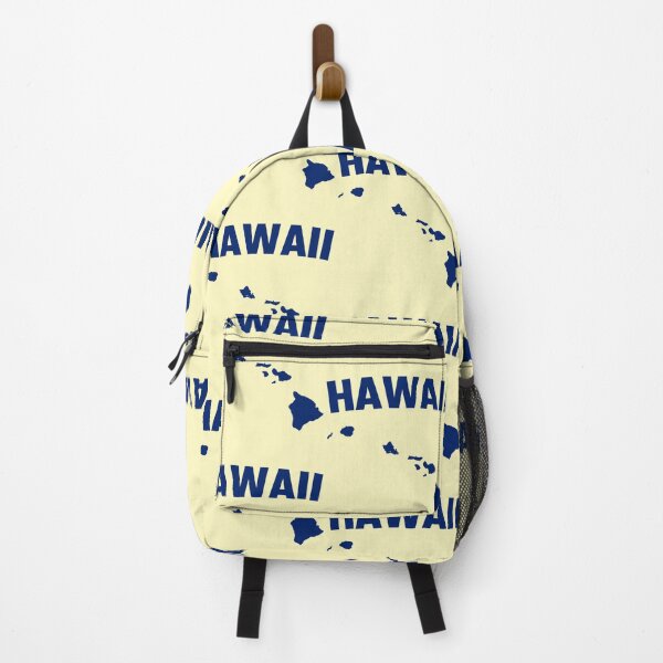 Item preview, Classic Hawaii Island Map Silhouette Blue designed and sold by mashmosh.
