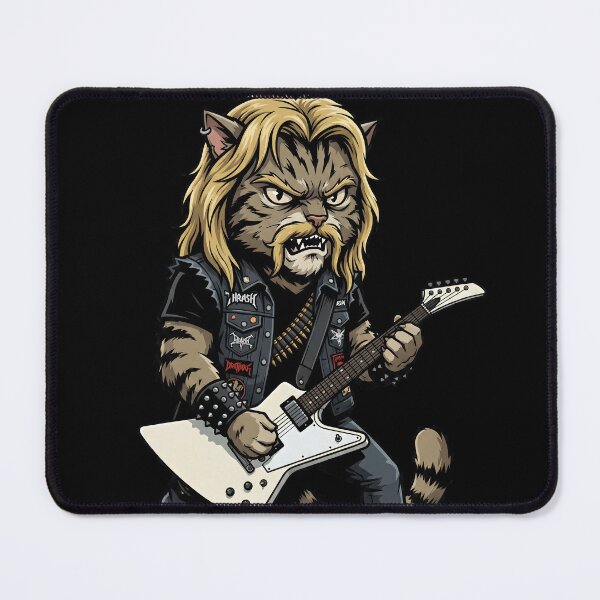 Item preview, Meowtallica - Master of Puppets Thrash Metal Cat designed and sold by Coldink.