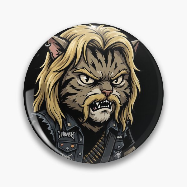 Item preview, Meowtallica - Master of Puppets Thrash Metal Cat designed and sold by Coldink.