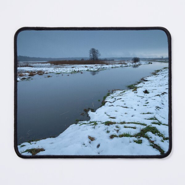 Item preview, River and snow on a cloudy day designed and sold by Darekb22.