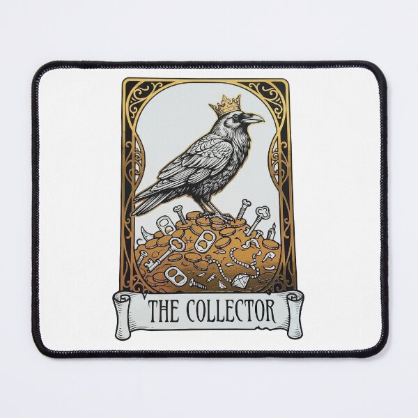 Item preview, The Collector - Funny Crow Tarot Card designed and sold by Petzzz.
