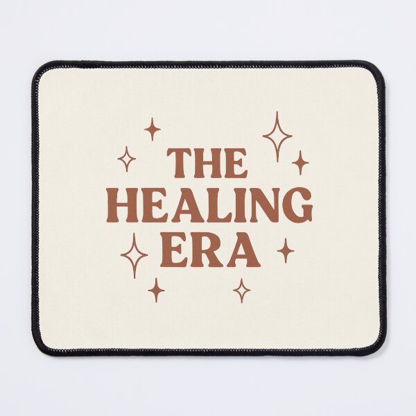 Item preview, The Healing Era – Self Care Affirmation Typography Design designed and sold by astersgraphics.