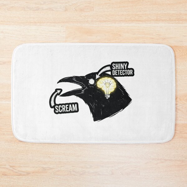 Item preview, Crow Brain - No Thoughts Just Shiny designed and sold by Petzzz.