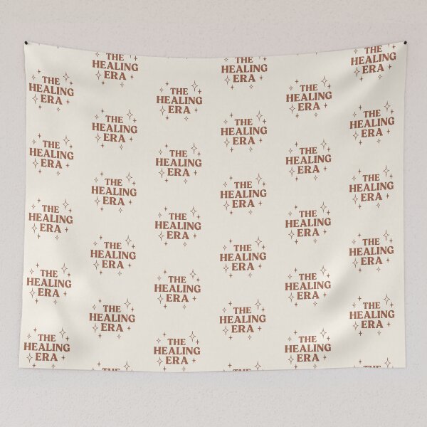Item preview, The Healing Era – Self Care Affirmation Typography Design designed and sold by astersgraphics.