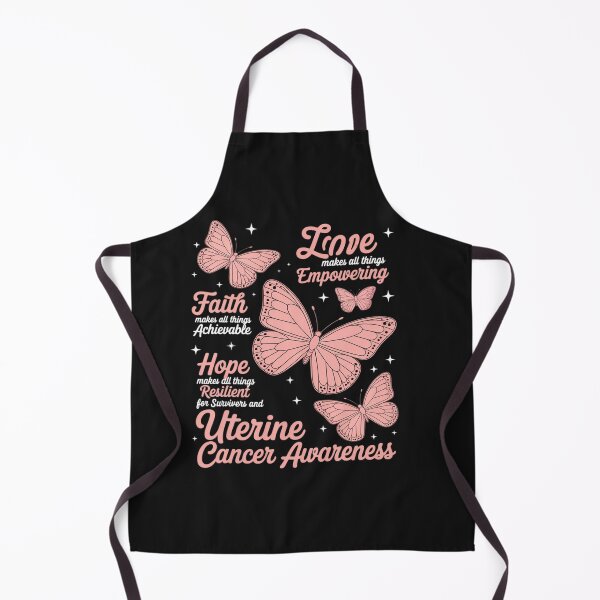 Item preview, Faith Love Hope Butterfly Uterine Cancer Awareness designed and sold by tkhrbika.