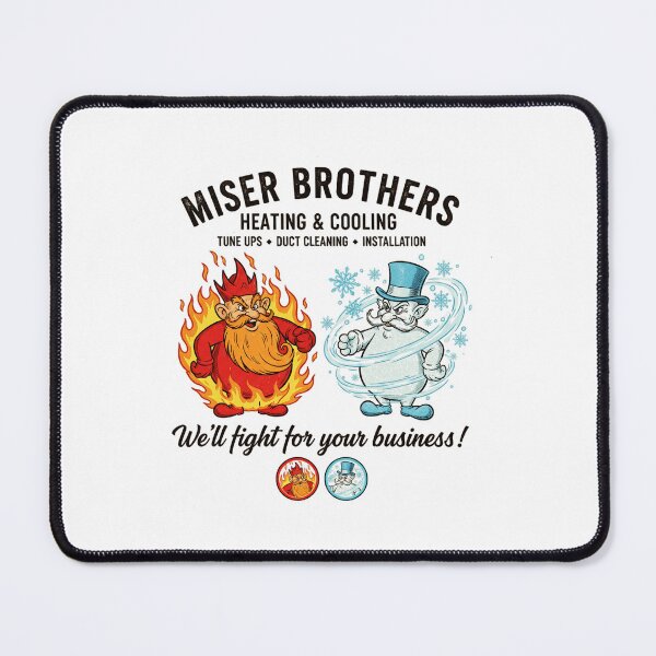 Item preview, Miser Brothers Heating And Cooling designed and sold by MartineLelievre.