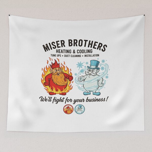 Item preview, Miser Brothers Heating And Cooling  designed and sold by MartineLelievre.
