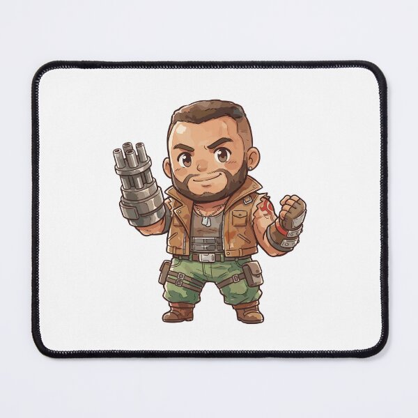 Item preview, Barret Wallace Final Fantasy VII FF7 FFVII designed and sold by bapupa.