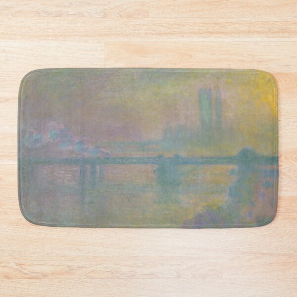Item preview, Charing Cross Bridge London by Claude Monet: Dreamlike Impressionist River Scene designed and sold by artofuniverse.
