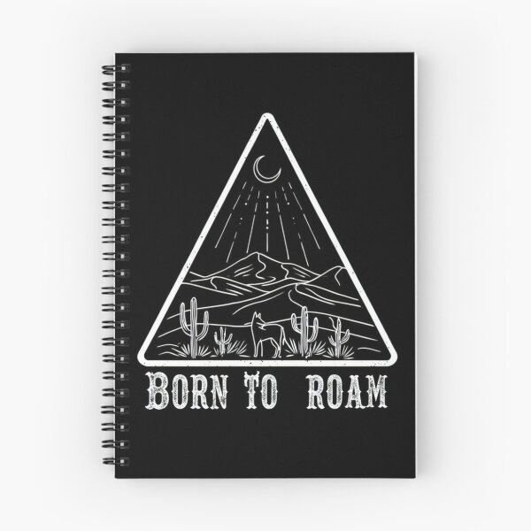 Item preview, Born to Roam Desert Wolf Art – Wilderness Adventure Graphic for Nature Lovers & Free Spirits designed and sold by Bright Nest Studio.