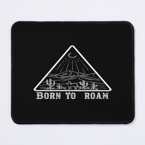 Item preview, Born to Roam Desert Wolf Art – Wilderness Adventure Graphic for Nature Lovers & Free Spirits designed and sold by Bright Nest Studio.