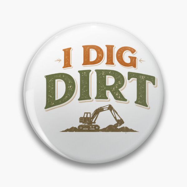 Item preview, Excavator in Action Digging Dirt designed and sold by PRfoxy.