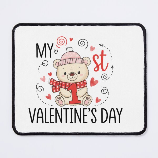 Item preview, My First Valentine – Cute First Valentine’s Day Design designed and sold by Meryem Mamouni.