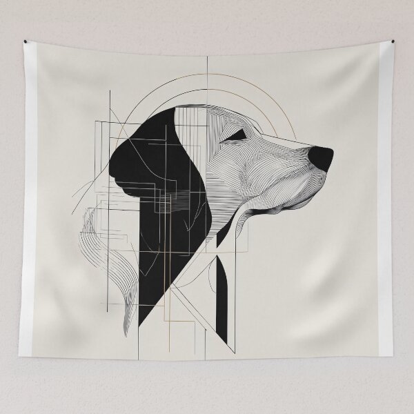 Item preview, Minimalist labrador retriever Profile designed and sold by lautir.