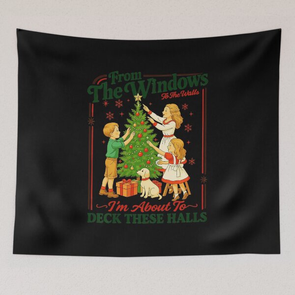 Item preview, From The Windows To The Walls Funny Christmas Carol Parody Holiday  designed and sold by BrandyMorris.