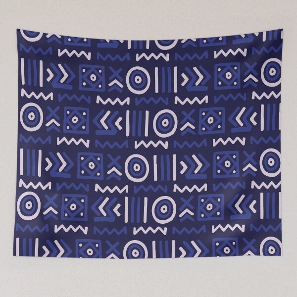 Item preview, Authentic Bogolan Pattern - Tribal Art of Mali designed and sold by Wolagno.