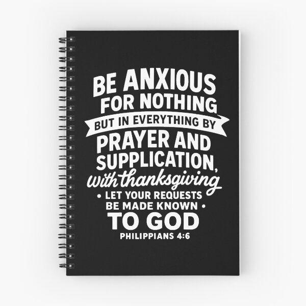 Item preview, Philippians 4:6 Be Anxious For Nothing designed and sold by plushism.