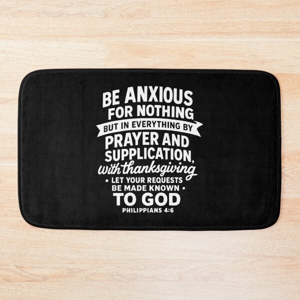 Item preview, Philippians 4:6 Be Anxious For Nothing designed and sold by plushism.