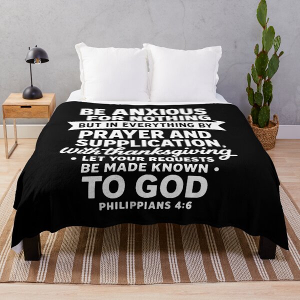 Item preview, Philippians 4:6 Be Anxious For Nothing designed and sold by plushism.