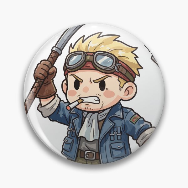 Item preview, Cid Highwind Final Fantasy VII FF7 FFVII designed and sold by bapupa.