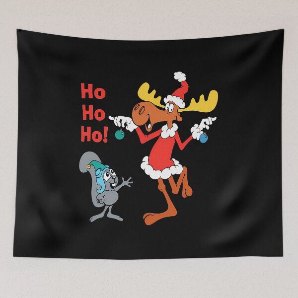 Item preview, Rocky Bullwinkle Rocky Santa With Baubles  designed and sold by MarkJohnsonms.