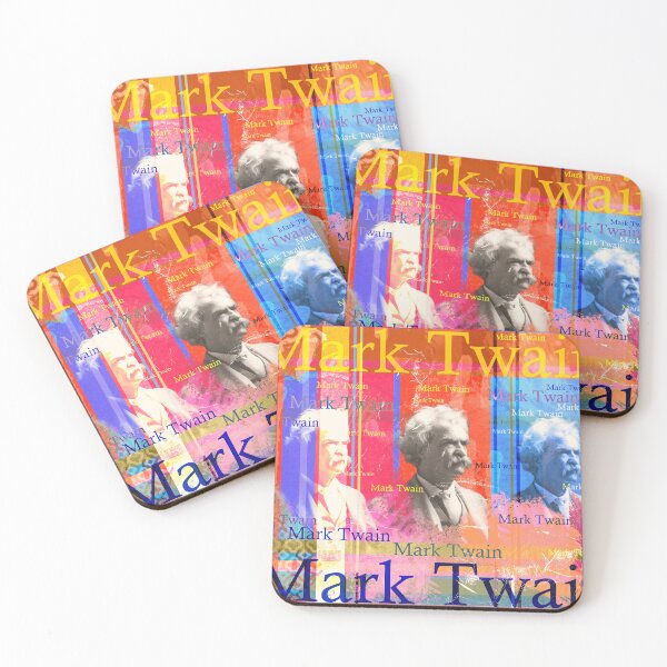 Item preview, Mark Twain Portrait – Humor & World Literature in Pop Art Design designed and sold by Mauswohn.