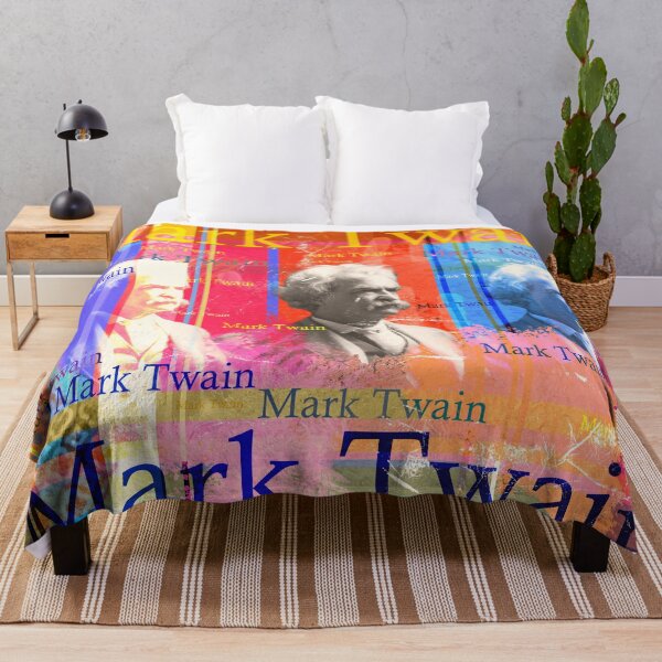 Item preview, Mark Twain Portrait – Humor & World Literature in Pop Art Design designed and sold by Mauswohn.