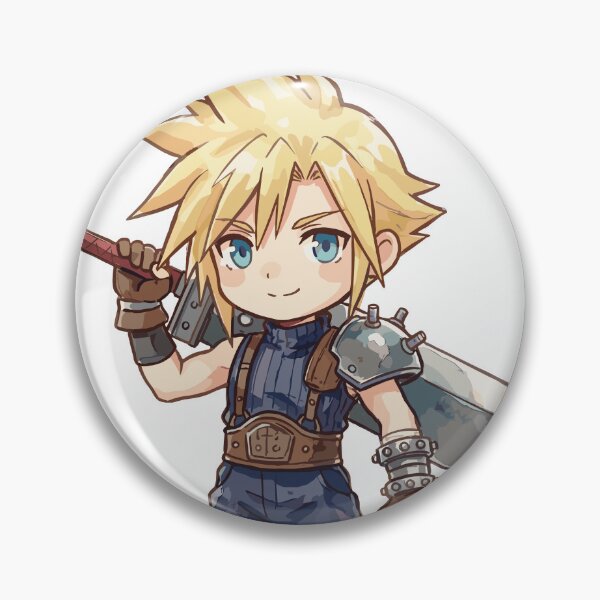 Item preview, Cloud Strife Final Fantasy VII FF7 FFVII designed and sold by bapupa.