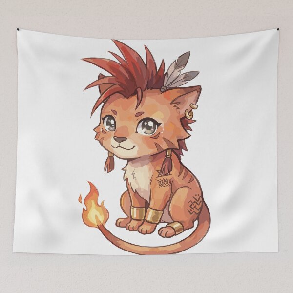 Item preview, Red XIII Final Fantasy VII FF7 FFVII designed and sold by bapupa.