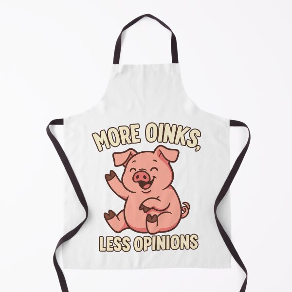 Item preview, More Oinks, Less Opinions – Cute Funny Pig Design designed and sold by storelibertys.