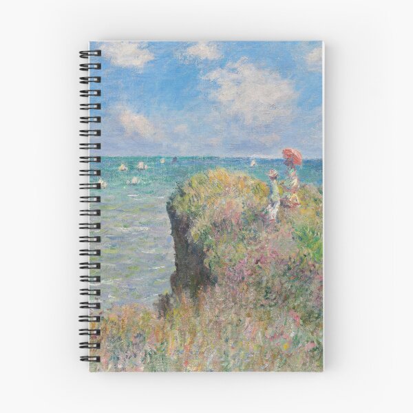 Item preview, Cliff Walk at Pourville by Claude Monet: Coastal Impressionist Fine Art Print designed and sold by artofuniverse.