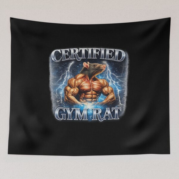 Item preview, certified gym rat designed and sold by itswallcraft.
