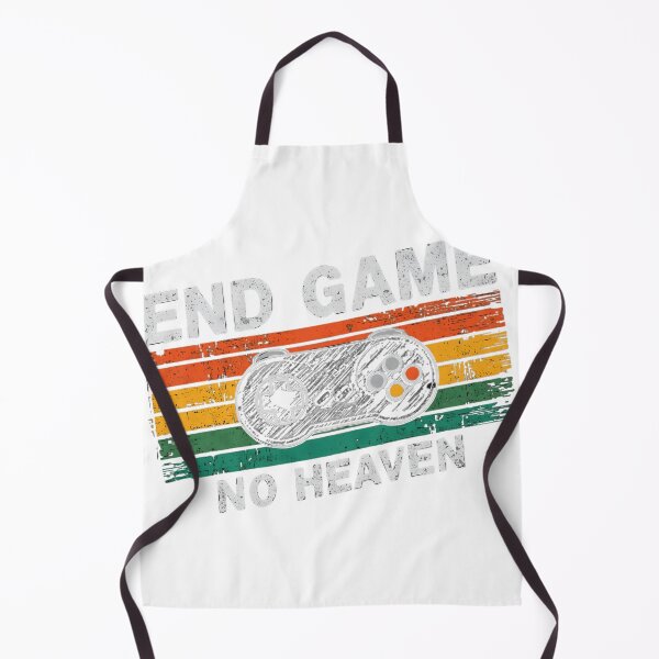 Item preview, END GAME – No Heaven ? Retro gaming vibes for true gamers. Perfect for t-shirts, stickers, hoodies & gifts. Minimal • Vintage • Gamer style designed and sold by No Heaven.