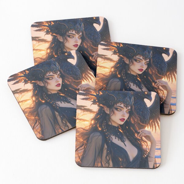 Item preview, Shadow Phoenix Queen – Elemental Queens of 2026” designed and sold by SunsetAngelsAI.