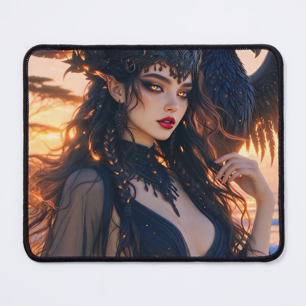 Item preview, Shadow Phoenix Queen – Elemental Queens of 2026” designed and sold by SunsetAngelsAI.