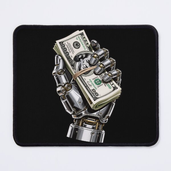 Item preview, Luxury Robotic Hand Holding Cash designed and sold by novapixel25100.