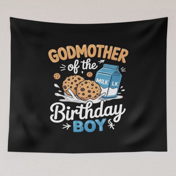 Item preview, GodMother Of The Birthday Boy Milk And Cookies 1St Birthday1  designed and sold by VerseFarm.