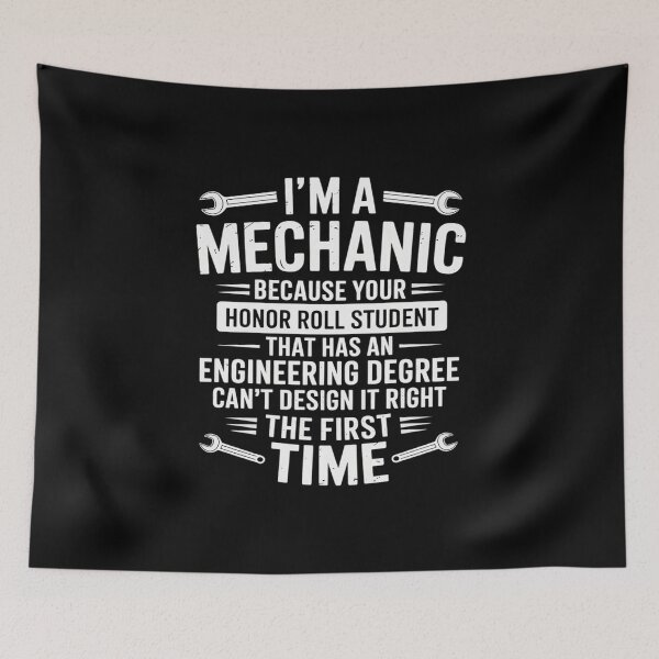 Item preview, Im A Mechanic Honor Roll Student Funny Car Auto Garage Men  designed and sold by KotexTemu.