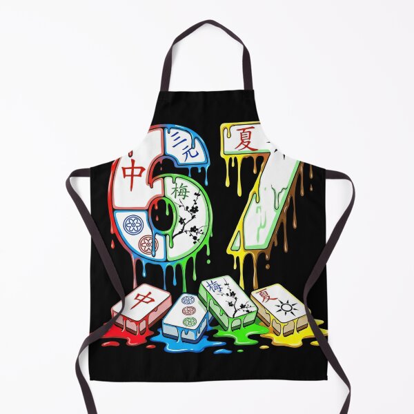 Item preview, Melting Mahjong 67 Six Seven Drip Art T-Shirt designed and sold by LashondaGreen89.