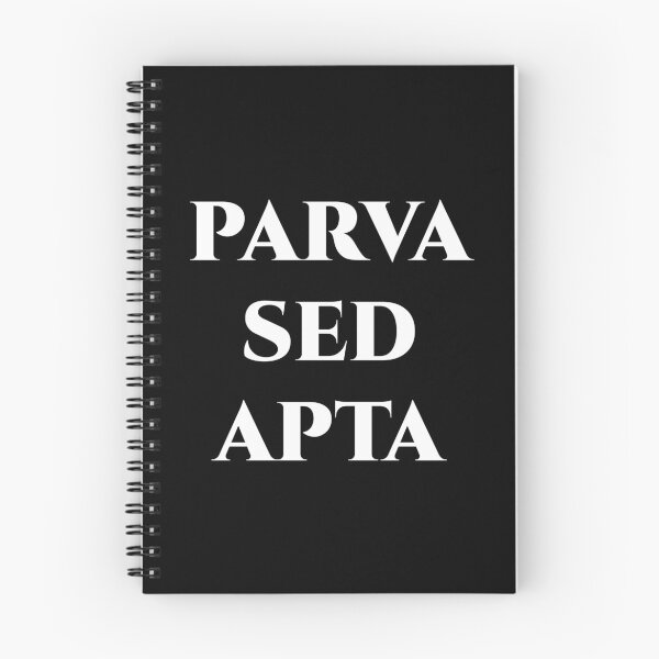 Item preview, Parva Sed Apta – Minimal Latin Phrase of Precision designed and sold by BrushRushX.