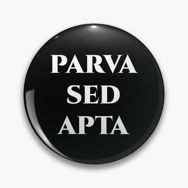 Item preview, Parva Sed Apta – Minimal Latin Phrase of Precision designed and sold by BrushRushX.