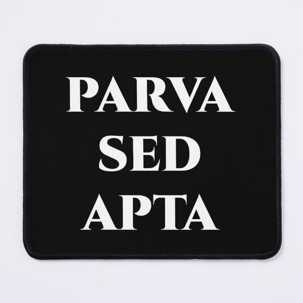 Item preview, Parva Sed Apta – Minimal Latin Phrase of Precision designed and sold by BrushRushX.