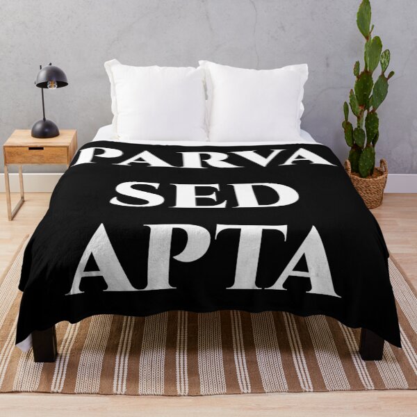 Item preview, Parva Sed Apta – Minimal Latin Phrase of Precision designed and sold by BrushRushX.