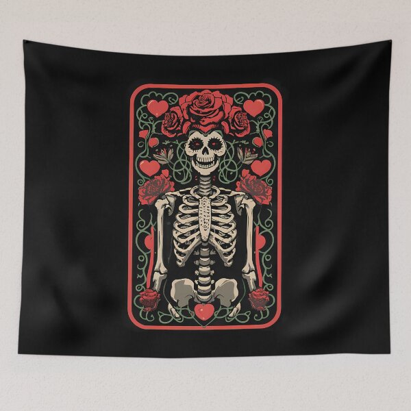 Item preview, Skeletons Love Too Macabre Valentine designed and sold by zggihsxqj4.